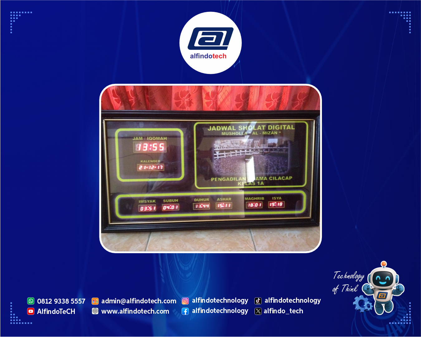 Running Text Jadwal Sholat